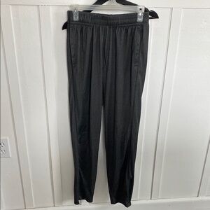 Men’s Under Armour Heat Gear Grey/Black Sweatpants W/ Elastic Waistband Sz Small